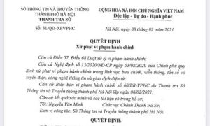 7 người ở Hà Nội bị phạt 52,5 triệu đồng vì đưa tin vịt về COVID-19