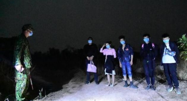 Nhóm người Trung Quốc vượt biên trái phép bị bắt