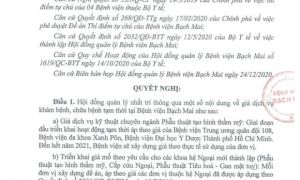Bộ Y tế yêu cầu BV Bạch Mai không tăng giá khám 550 nghìn, giường 3,3 triệu