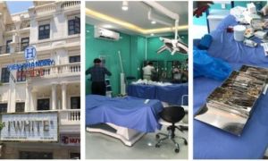 Viện thẩm mỹ đóng cửa phòng, đoàn kiểm tra nhờ phường mở khóa