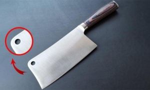 Lỗ tròn trên dao có tác dụng gì? Hoá ra có 3 công năng mà nhiều người không hề...