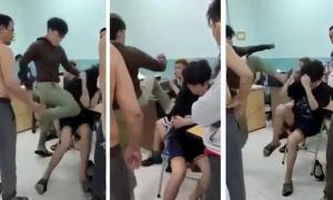 2 thiếu niên 14 tuổi bị đấm đá dã man trong phòng giám thị ở Trường THCS...