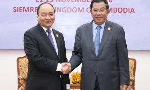 Thủ tướng Campuchia Hun Sen gửi thư chúc mừng tân Chủ tịch nước Nguyễn Xuân Phúc