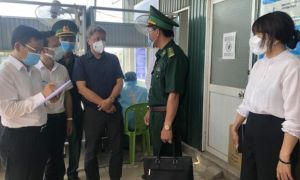Kiểm tra phòng chống dịch ở An Giang, giáp biên giới Campuchia