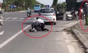 Đáng phải loại ngũ đại úy Công an đứng nhìn dân bắt tội phạm