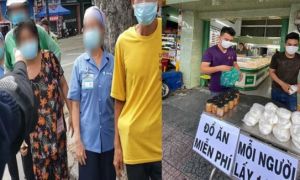 Dí máy quay vào mặt người nhận cơm: Sao nỡ bóc mẽ người nghèo mùa giãn cách?