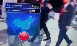 Trung Quốc phẫn nộ vì đài Mỹ chiếu bản đồ không có Đài Loan tại Olympic Tokyo