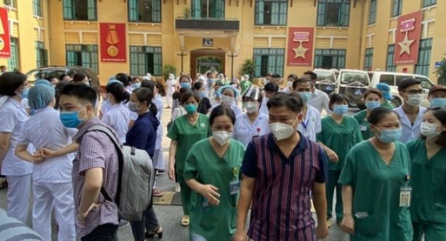 3 tỉnh có ca COVID-19 liên quan Bệnh viện Việt Đức