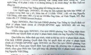 Hủy quyết định phạt 2 triệu với người đi ngân hàng vì 'ra đường không lý do...