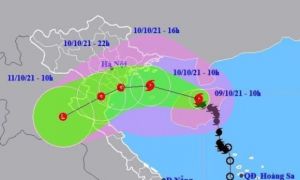 Bão Kompasu tiến vào Biển Đông, nhiều khu vực mưa to đến rất to
