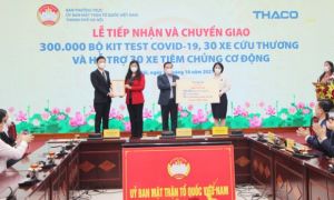 Hà Nội tiếp nhận 60 xe cứu thương, xe tiêm chủng vắc xin lưu động