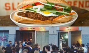 Khi bánh mì Việt ‘du lịch’ sang trời Tây, khách nước ngoài xếp hàng dài để...