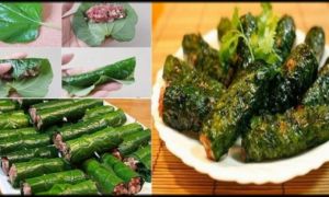 Bí quyết làm chả lá lốt có màu xanh mượt, không bị thâm đen