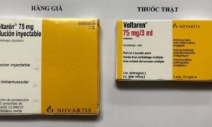 Bộ Y tế cảnh báo mẫu thuốc giảm đau Voltarén 75mg nghi ngờ là thuốc giả