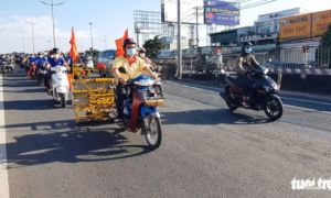 Đầu năm quét đinh rải dọc quốc lộ 1 khu Bình Chánh