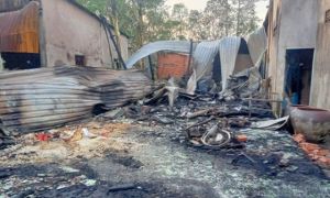 Tạm giữ thanh niên đốt nhà mẹ