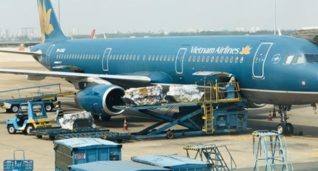 Vietnam Airlines bán đào, mai giao tận nhà