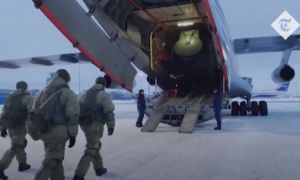 74 máy bay Nga đưa binh sĩ, khí tài đến Kazakhstan