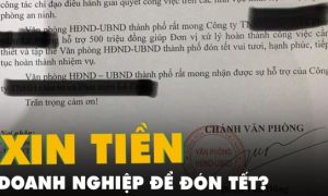 Văn phòng UBND thành phố Thuận An 'xin' doanh nghiệp 500 triệu để đón Tết?