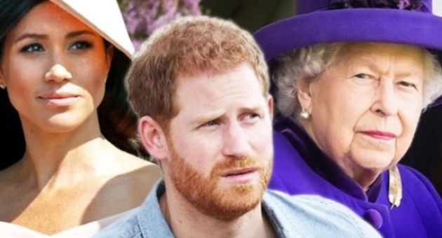 Vợ chồng Meghan ném