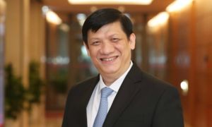 Bộ trưởng Y tế Nguyễn Thanh Long phát biểu chúc mừng nhân dân Trung Quốc