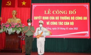 Công an Đà Nẵng có tân phó giám đốc