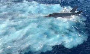Hải quân Mỹ xác nhận hình ảnh F-35C rơi ở Biển Đông là thật