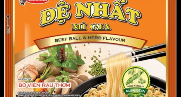 Mì ăn liền của Acecook tiếp tục bị cảnh báo tại Châu Âu