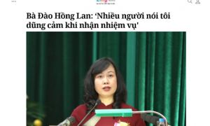 Bộ trưởng và sự ‘kiêu ngạo cộng sản’?