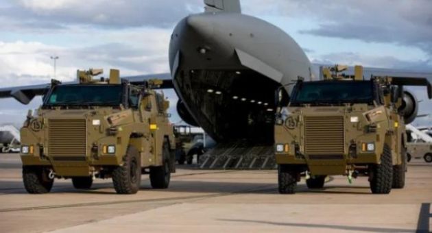 Australia cung cấp 30 xe bọc thép Bushmaster cho Ukraine