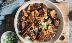 Trời se lạnh làm ngay món thịt bò kho gừng thơm ngon, đậm vị đưa cơm