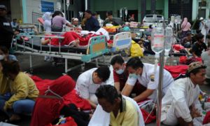 Số người chết trong động đất Indonesia tăng lên 162