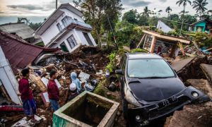 Số người chết trong động đất Indonesia tăng lên 268