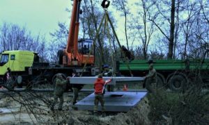 Ukraine dựng pháo đài bảo vệ thủ đô Kiev sau trận tập kích tên lửa Nga