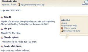 Thêm một luận án