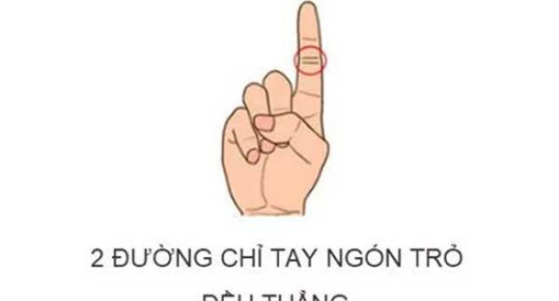 Bỏ ra 3 giây nhìn đường chỉ tay ngón trỏ biết ngay vận mệnh sang hèn