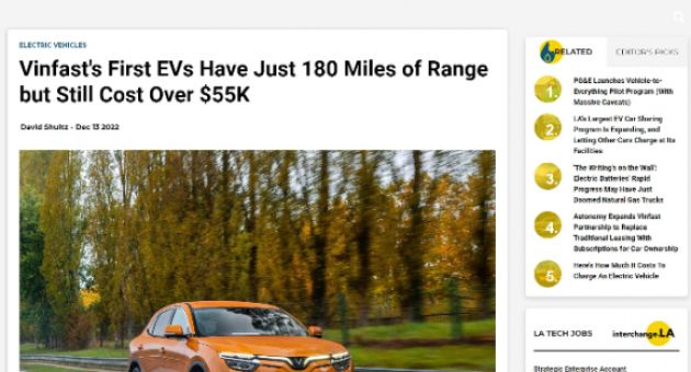 Báo Mỹ: VinFast VF8 giá 52.000 USD chạy 180 dặm với bình điện đầy, khó cạnh...