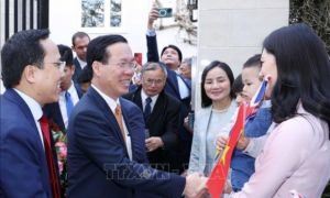 Chủ tịch nước gặp cộng đồng người Việt tại Anh: Mong muốn bà con thành công...