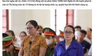 Nghệ An: một phiên toà