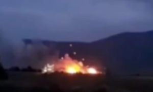 Cháy lớn kho đạn của Nga ở Crimea, 2.000 người sơ tán