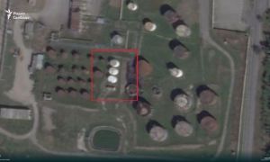 Ảnh vệ tinh tiết lộ thiệt hại kho dầu của Nga ở Luhansk