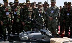 Chó robot Trung Quốc tham gia diễn tập ở Campuchia