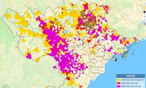 17 tỉnh miền Bắc nguy cơ cao sạt lở