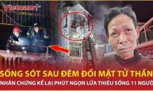 Vụ cháy quán hát 11 người chết ở Hà Nội: Người thân ngã quỵ đưa thi thể nạn...