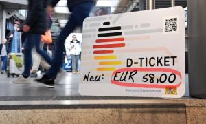 Deutschlandticket tăng giá lên 58 euro từ tháng 1 năm 2025