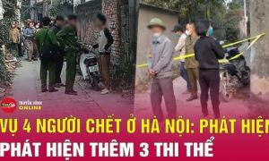 Người thân bàng hoàng khi phát hiện 4 thi thể trong căn nhà ở Hà Nội