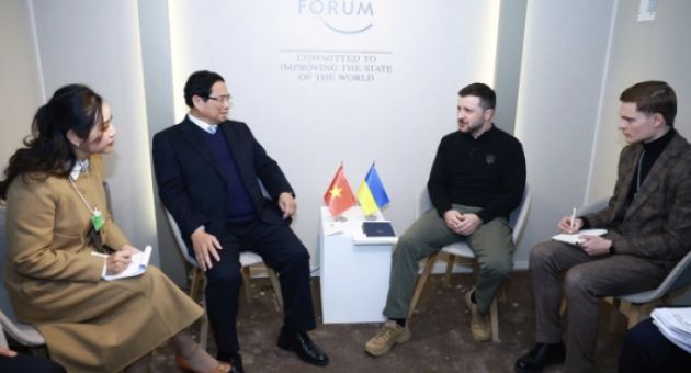 Thủ tướng Phạm Minh Chính gặp Tổng thống Ukraine