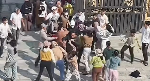An Giang: Nhóm khoảng 50 người xô đẩy, cướp giật tài sản của người đi chùa