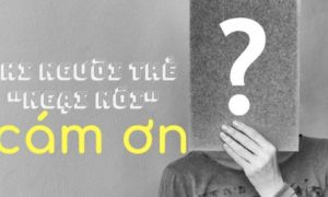 Trẻ ngại nói cảm ơn hay do tôi khó tính?