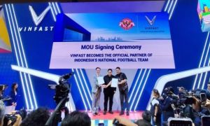 VinFast tài trợ đội tuyển bóng đá Indonesia: Đặt mục tiêu tham dự World Cup 2026